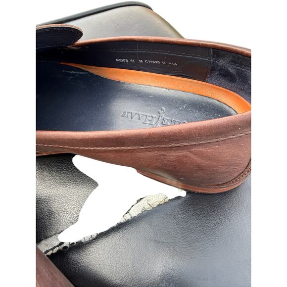 Cole Haan Ascot Horse Bit Men's 11 Tan Brown Leather Loafers Preppy Old Money - Picture 5 of 6